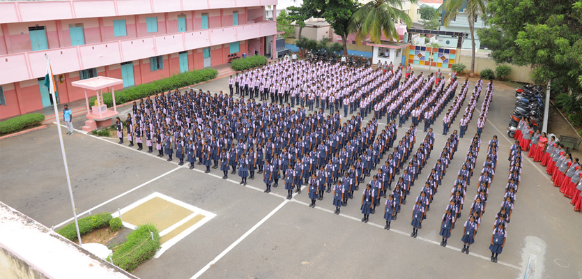 school assembly area